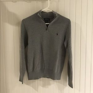 Ralph Lauren Boys' half zip sweater